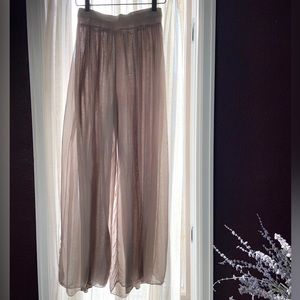 Wide Leg Chiffon pants